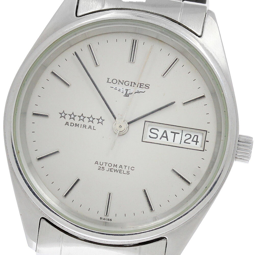 ロンジン LONGINES L7.634.4 アドミラル 5スター デイデイト 自動巻き メンズ _957222【中古】