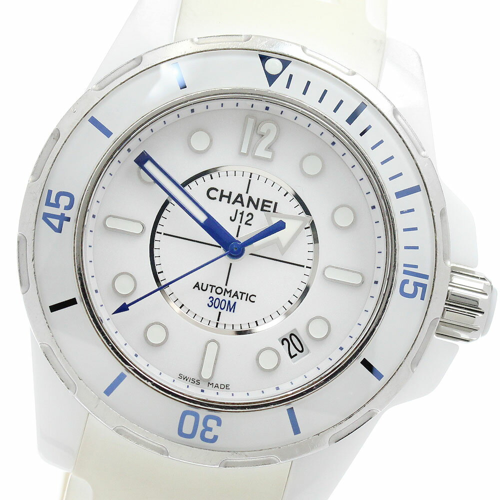 シャネル CHANEL H2560 J12 マリーン デイト 白セラミック 自動巻き メンズ _96 ...