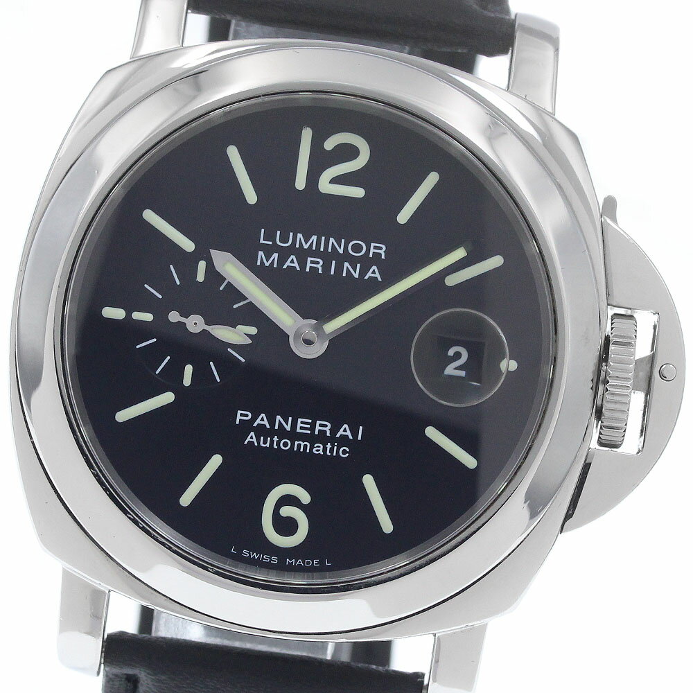 パネライ PANERAI PAM00104 ルミノールマリーナ スモールセコンド 自動巻き メンズ  ...