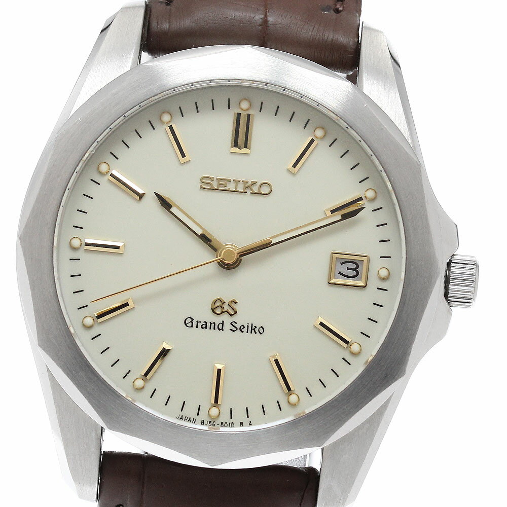セイコー SEIKO 8J56-8010/SBGF007 グランドセイコー デイト クォーツ メンズ 良品 _961280【中古】