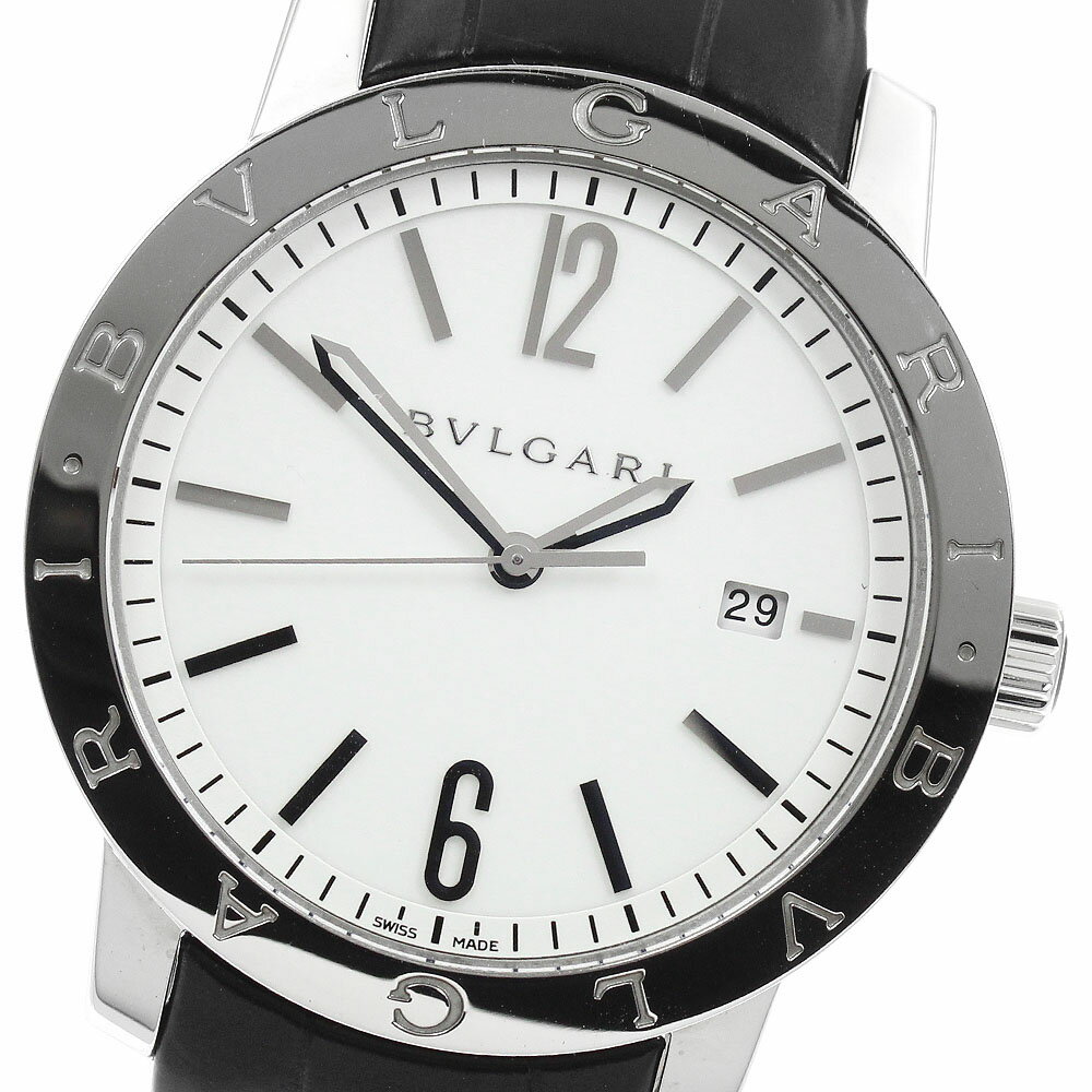 ブルガリ BVLGARI BB41S ブルガリブルガリ デイト 自動巻き メンズ 良品 保証書付き_954632【中古】