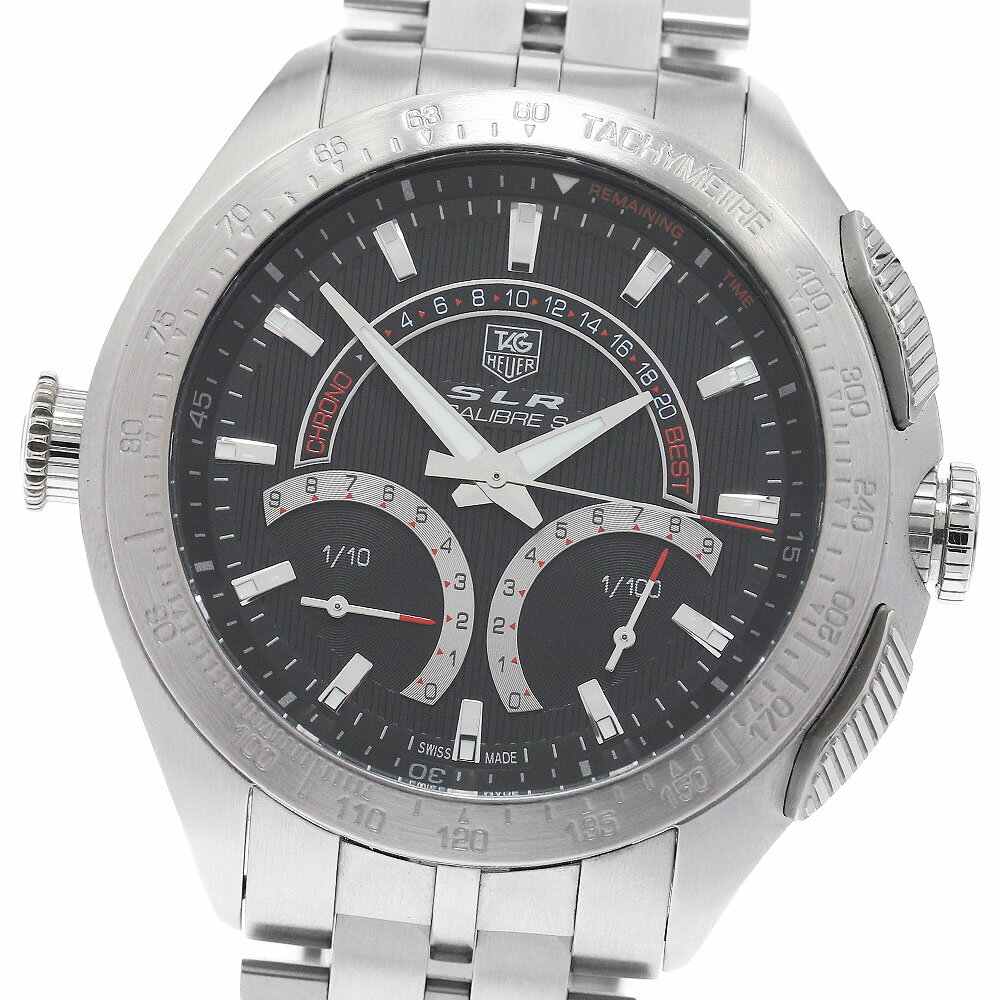タグホイヤー TAG HEUER CAG7010 SLR キャリバーS メルセデス・ベンツ クロノグラフ クォーツ メンズ _957134【中古】