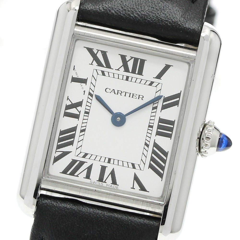 カルティエ CARTIER WSTA0042 タンク マスト SM クォーツ レディース 良品 保証書付き_961920【中古】