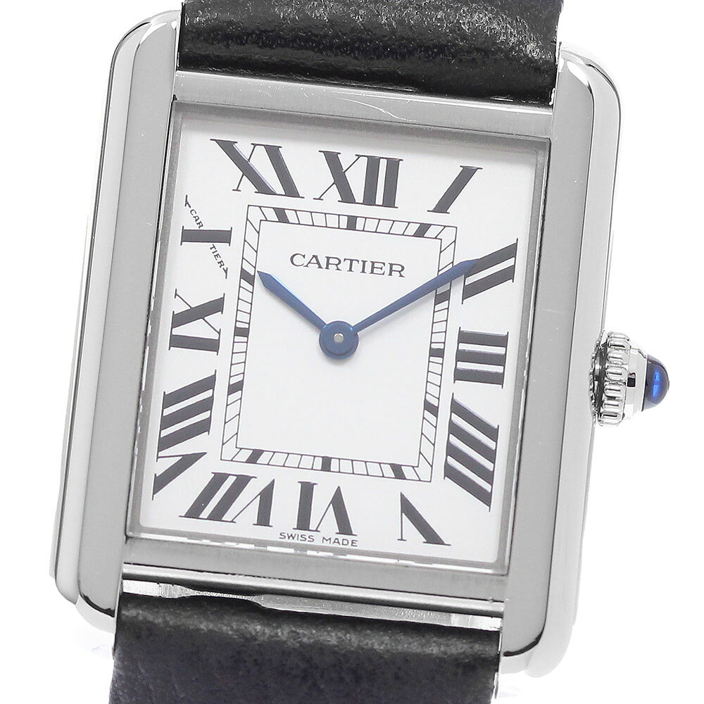 カルティエ CARTIER WSTA0030 タンクソロSM クォーツ レディース 保証書付き_961923【中古】