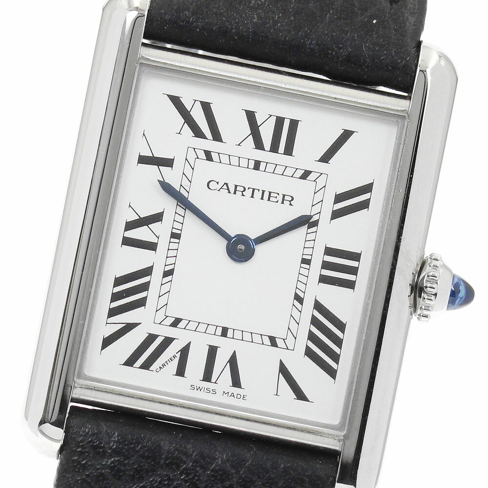 カルティエ CARTIER WSTA0109 タンクマスト LM クォーツ メンズ 良品 保証書付き_961926【中古】