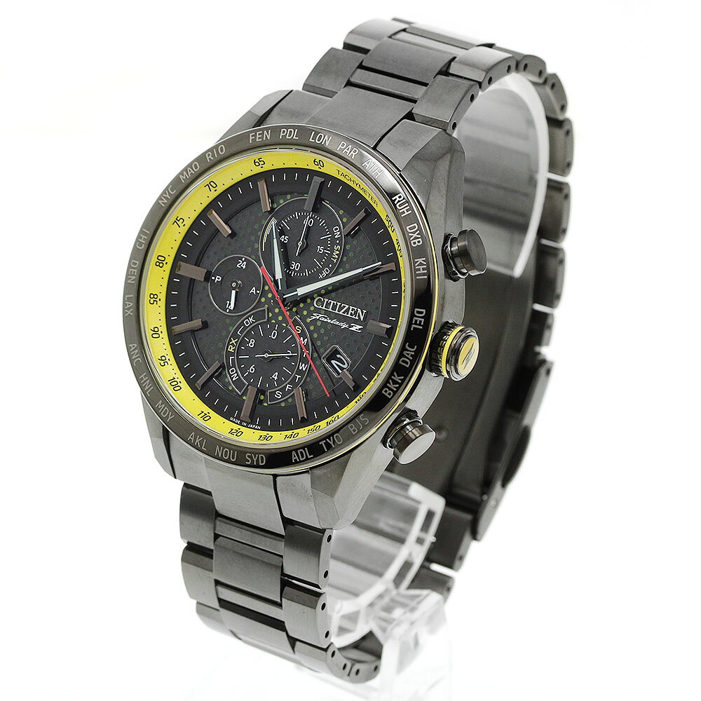 CLOSERのシチズン CITIZEN AT8185-89E/H804-T027679 アテッサ NISSAN FAIRLADY Z コラボ 世界限定1700本 ソーラー電波 メンズ 美品 箱付き_962898【中古】｜アングル3