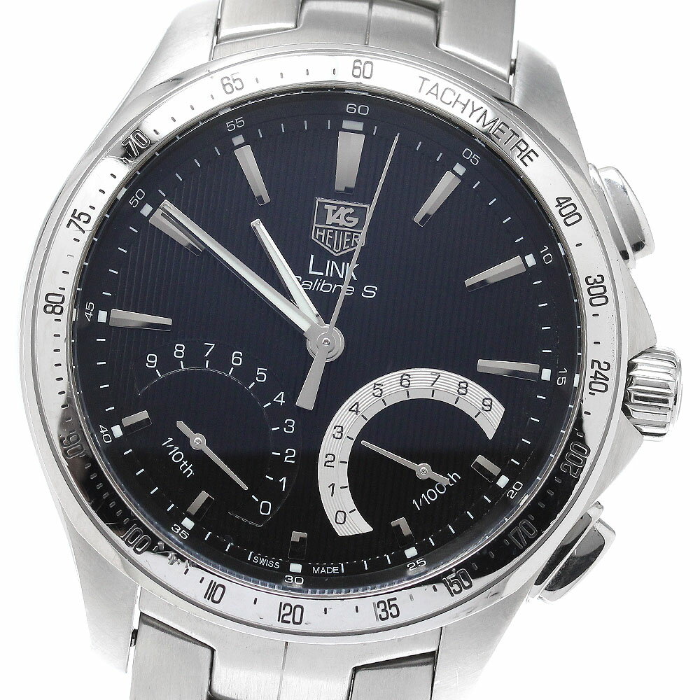 タグホイヤー TAG HEUER CAT7010.BA0952 リンク キャリバーS クロノグラフ クォーツ メンズ 保証書付き_962959【中古】