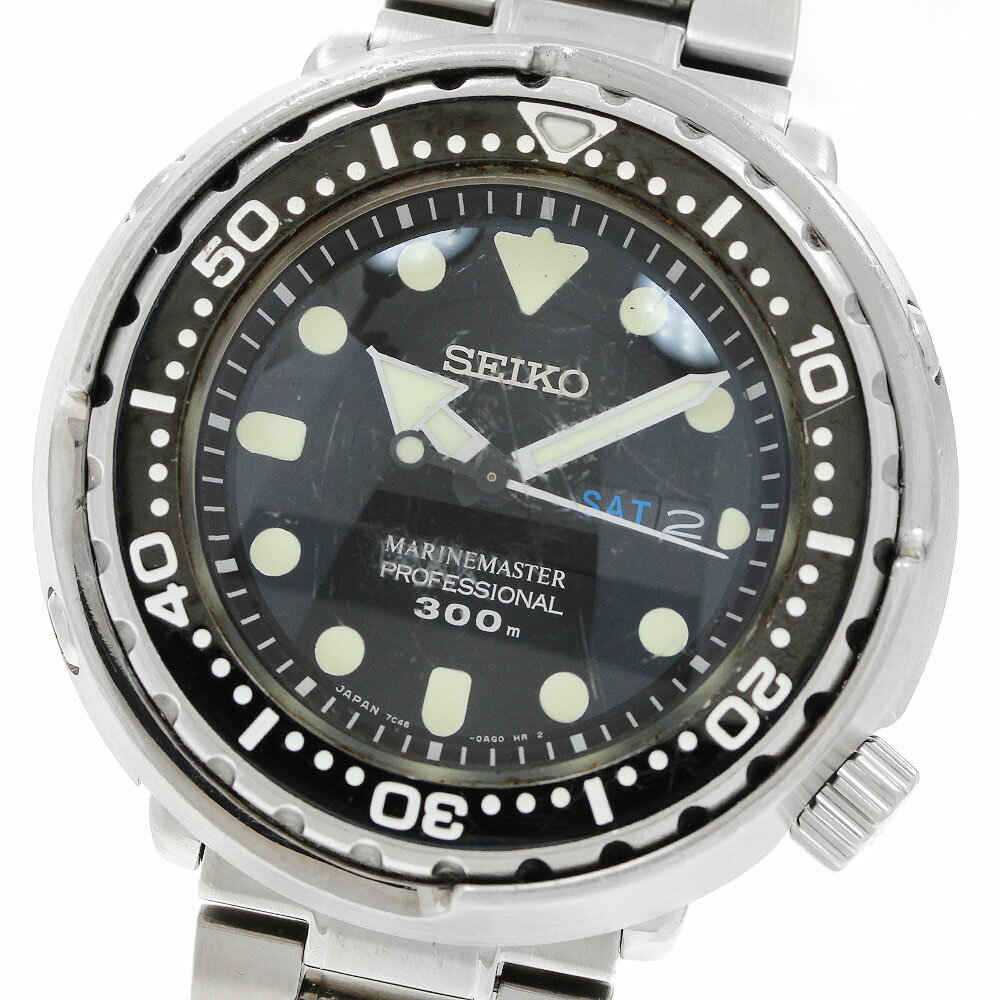 セイコー SEIKO SBBN031/7C46-0AG0 プロスペックス マリーンマスター デイデイト クォーツ メンズ _943331【中古】