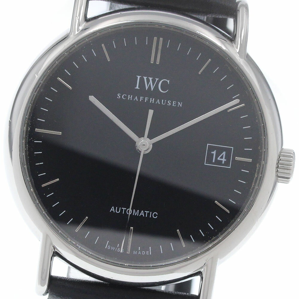 IWC IWC SCHAFFHAUSEN IW353313 ポートフィノ デイト 自動巻き メンズ _945653【中古】