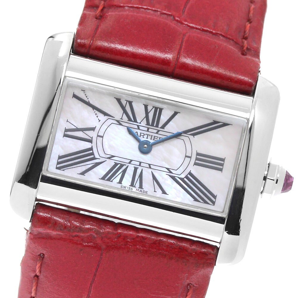 カルティエ CARTIER W6301455 タンク ディヴァン ミニ シェル文字盤 クォーツ レデ ...