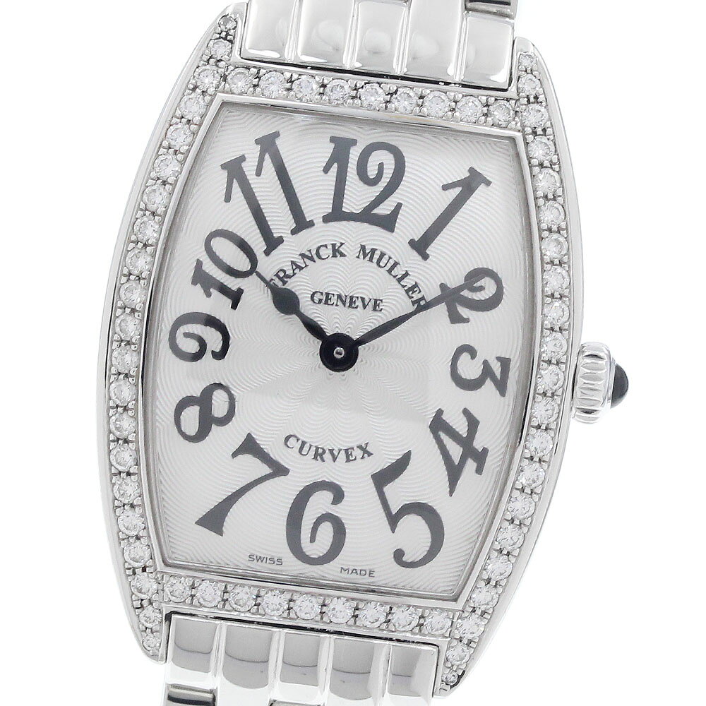 フランクミュラー FRANCK MULLER 1752QZDP トノー カーベックス ダイヤベゼル  ...