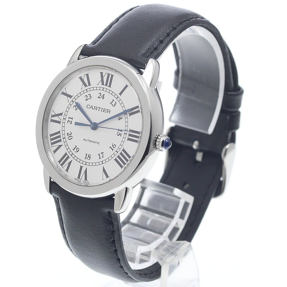 CLOSERのカルティエ CARTIER WSRN0021 ロンドソロ ドゥ カルティエ 36mm 自動巻き メンズ 良品 _960392【中古】｜アングル2