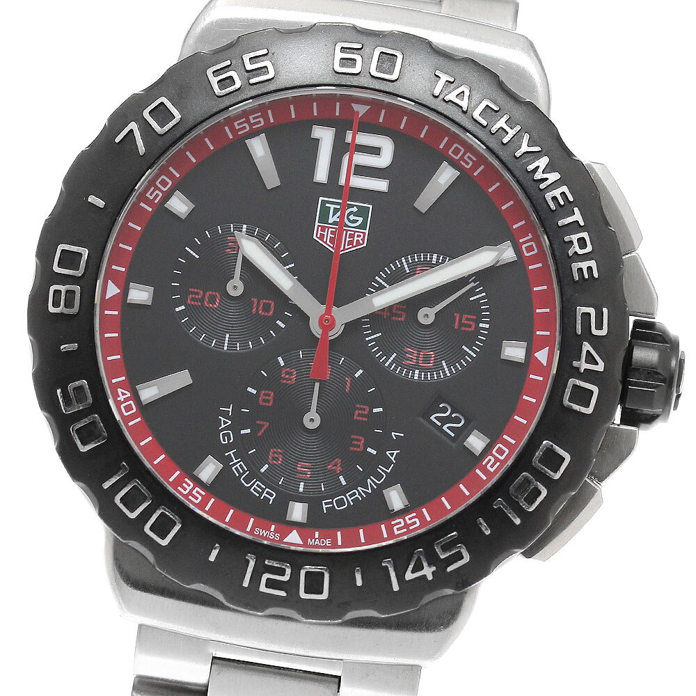 タグホイヤー TAG HEUER CAU1116 フォーミュラ1 クロノグラフ デイト クォーツ メンズ _961383【中古】