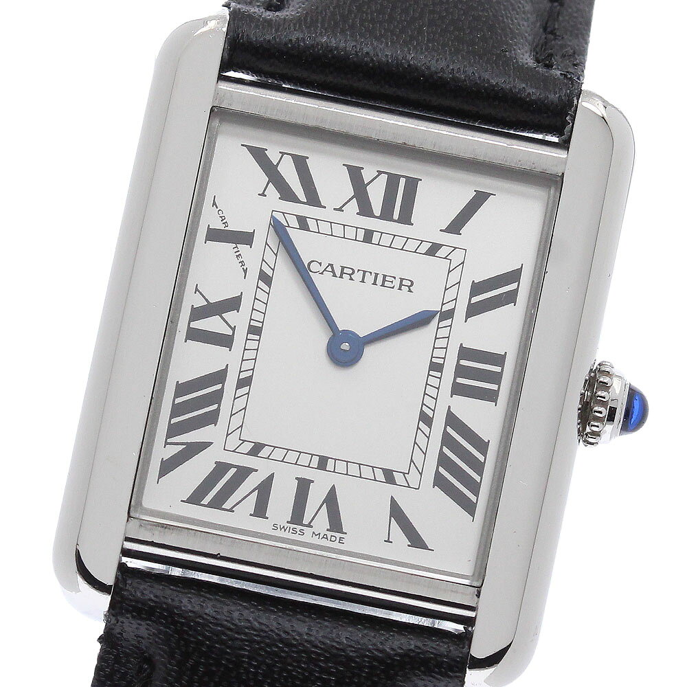 カルティエ CARTIER W5200005 タンクソロSM クォーツ レディース _961600【 ...