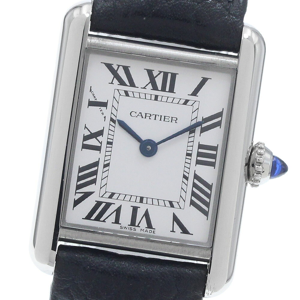 カルティエ CARTIER WSTA0042 タンク マスト SM クォーツ レディース 保証書付き_961921【中古】
