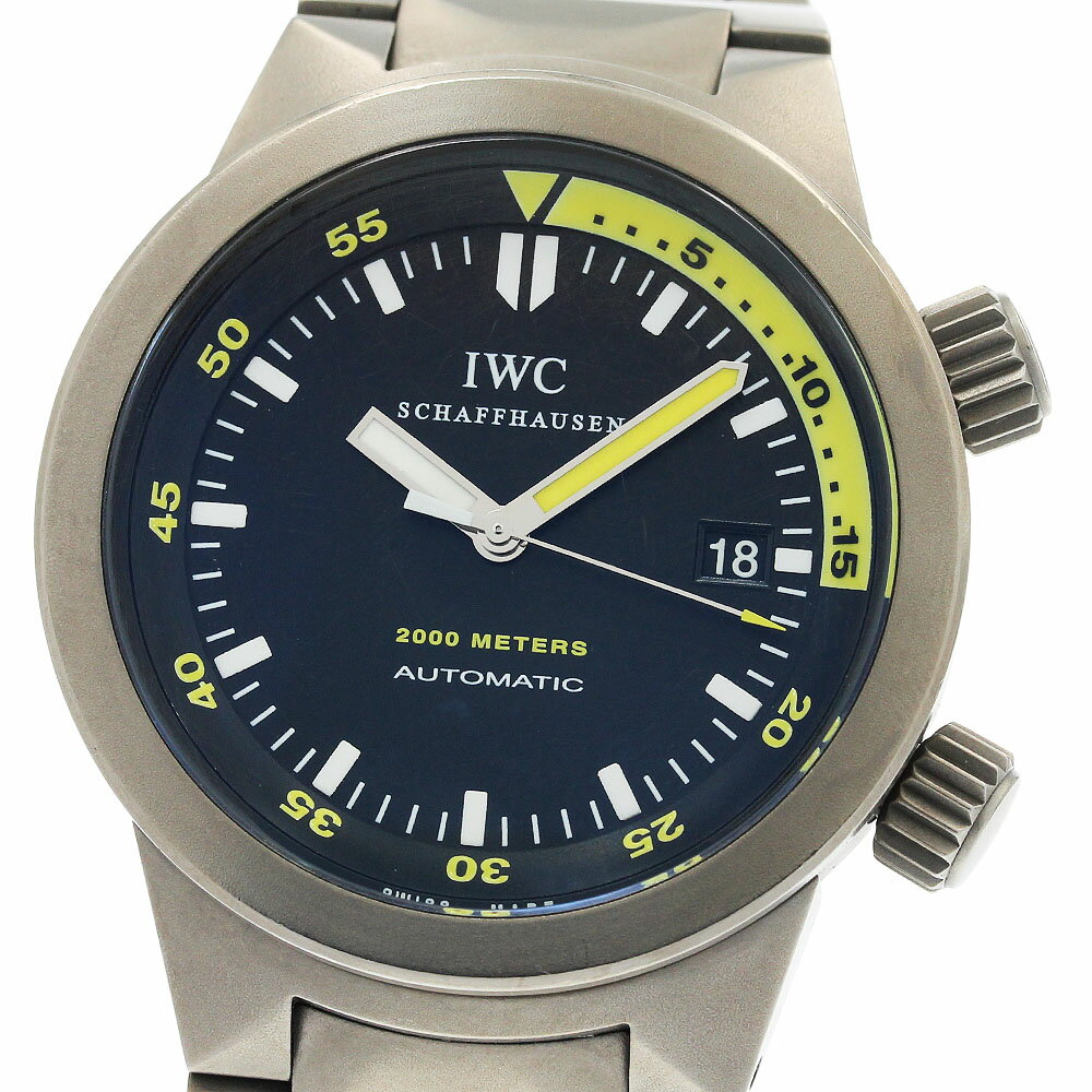 IWC SCHAFFHAUSEN IW353803 アクアタイマー オートマティック2000 デイト ...