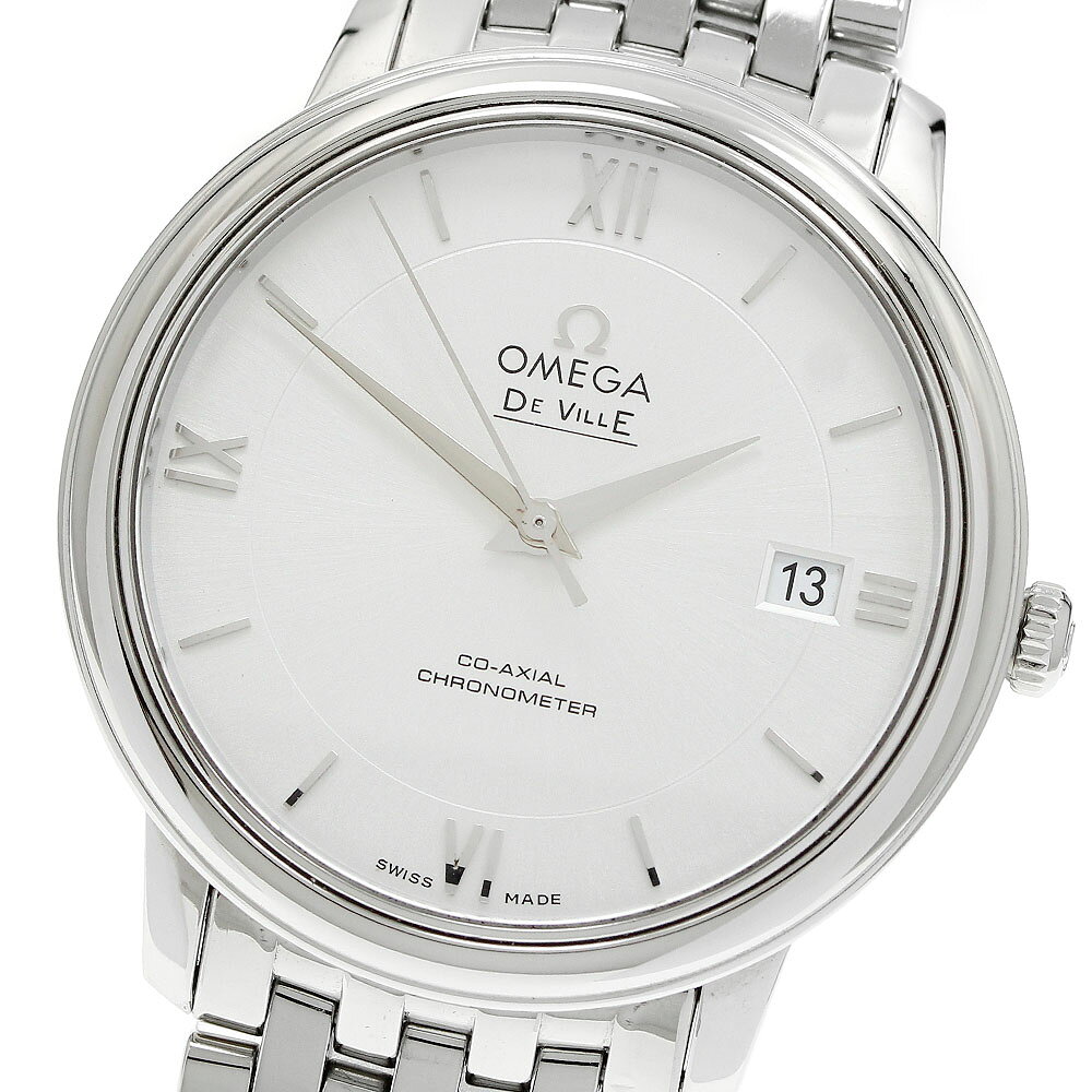 Rakuten - オメガ OMEGA 424.10.37.20.02.001 デビル プレステージ コーアクシャル デイト 自動巻き メンズ 良品 保証書付き_963054【中古】