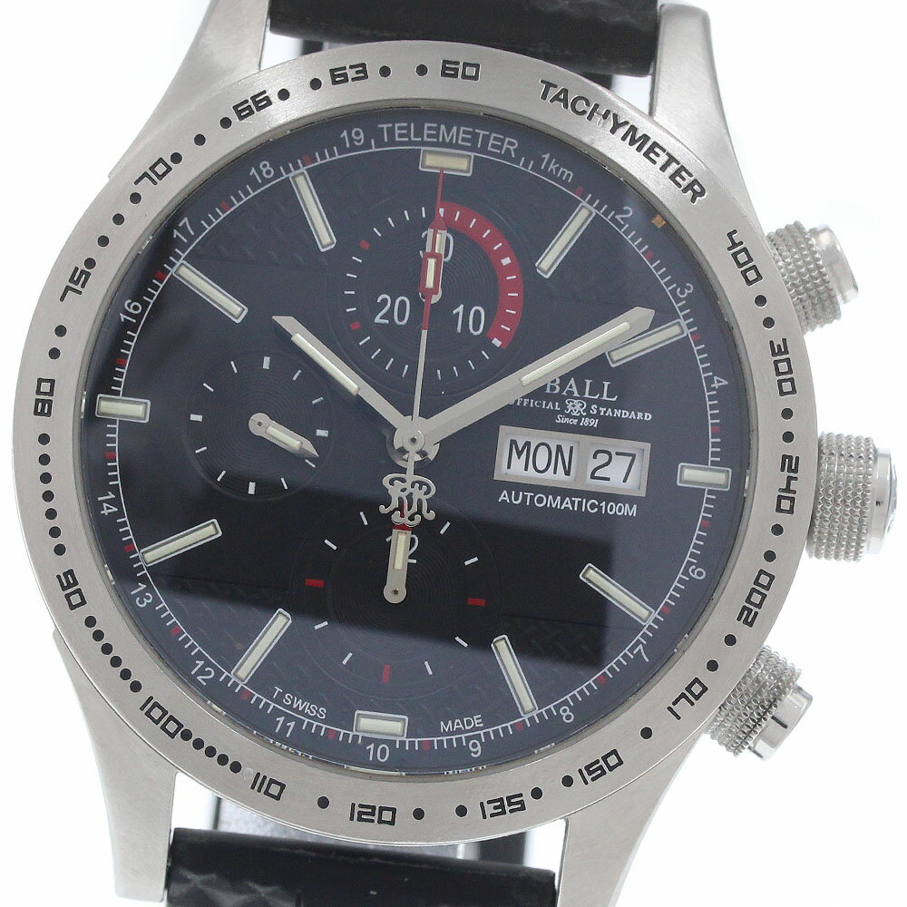 乐天商城 - ボールウォッチ BALLWATCH CM2092C ストークマン ストームチェイサー2 デイデイト クロノグラフ 自動巻き メンズ _963329【中古】