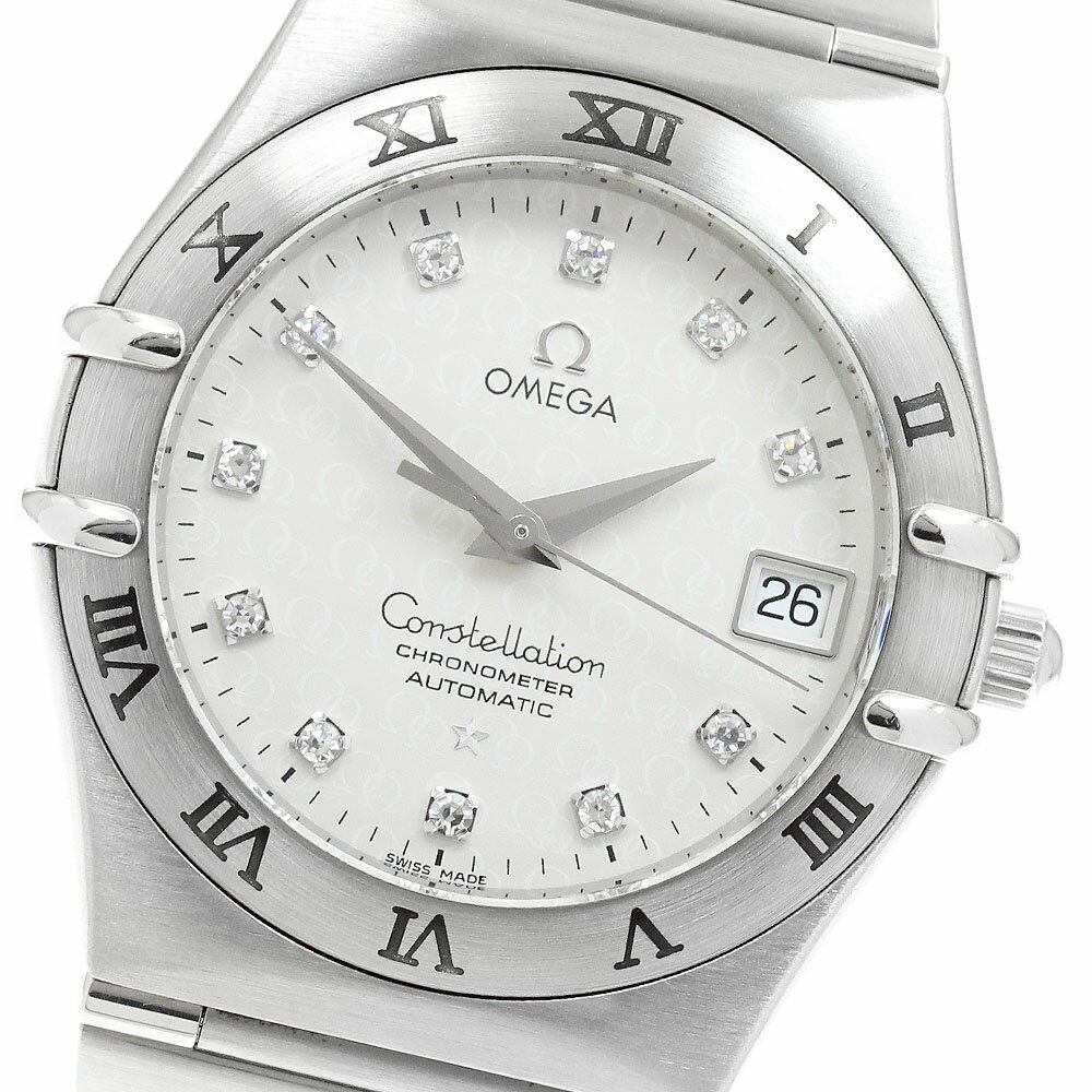 IWC - ベルト訳あり オメガ OMEGA 1504.35 コンステレーション 50周年 デイト 11Pダイヤ 自動巻き メンズ _963392【中古】