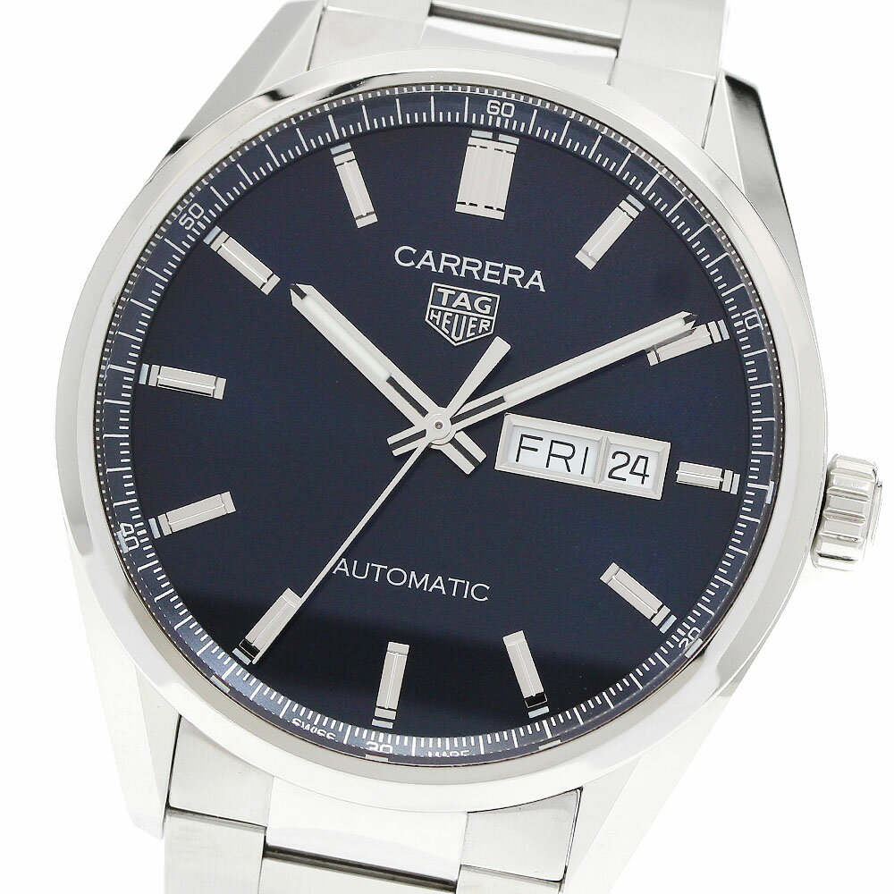 タグホイヤー TAG HEUER WBN2012.BA0640 カレラ キャリバー5 デイデイト 自動巻き メンズ _956693【中古】