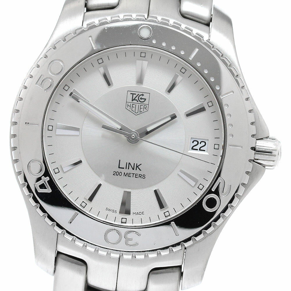 タグホイヤー TAG HEUER WJ1111-0 リンク デイト クォーツ メンズ 保証書付き_961804【中古】