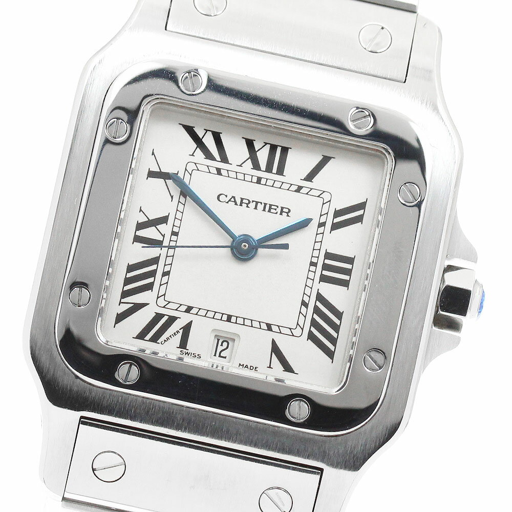 カルティエ CARTIER W20060D6 サントスガルベLM デイト クォーツ メンズ _962 ...