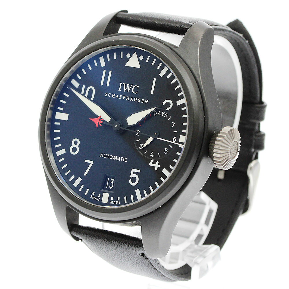 CLOSERのIWC IWC SCHAFFHAUSEN IW501901 ビッグ・パイロット・ウォッチ トップガン 自動巻き メンズ 良品 保証書付き_962873【中古】｜アングル3