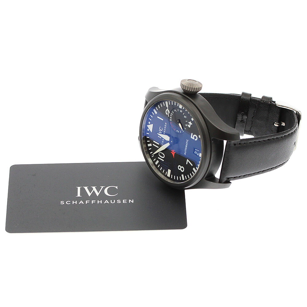 CLOSERのIWC IWC SCHAFFHAUSEN IW501901 ビッグ・パイロット・ウォッチ トップガン 自動巻き メンズ 良品 保証書付き_962873【中古】｜アングル2