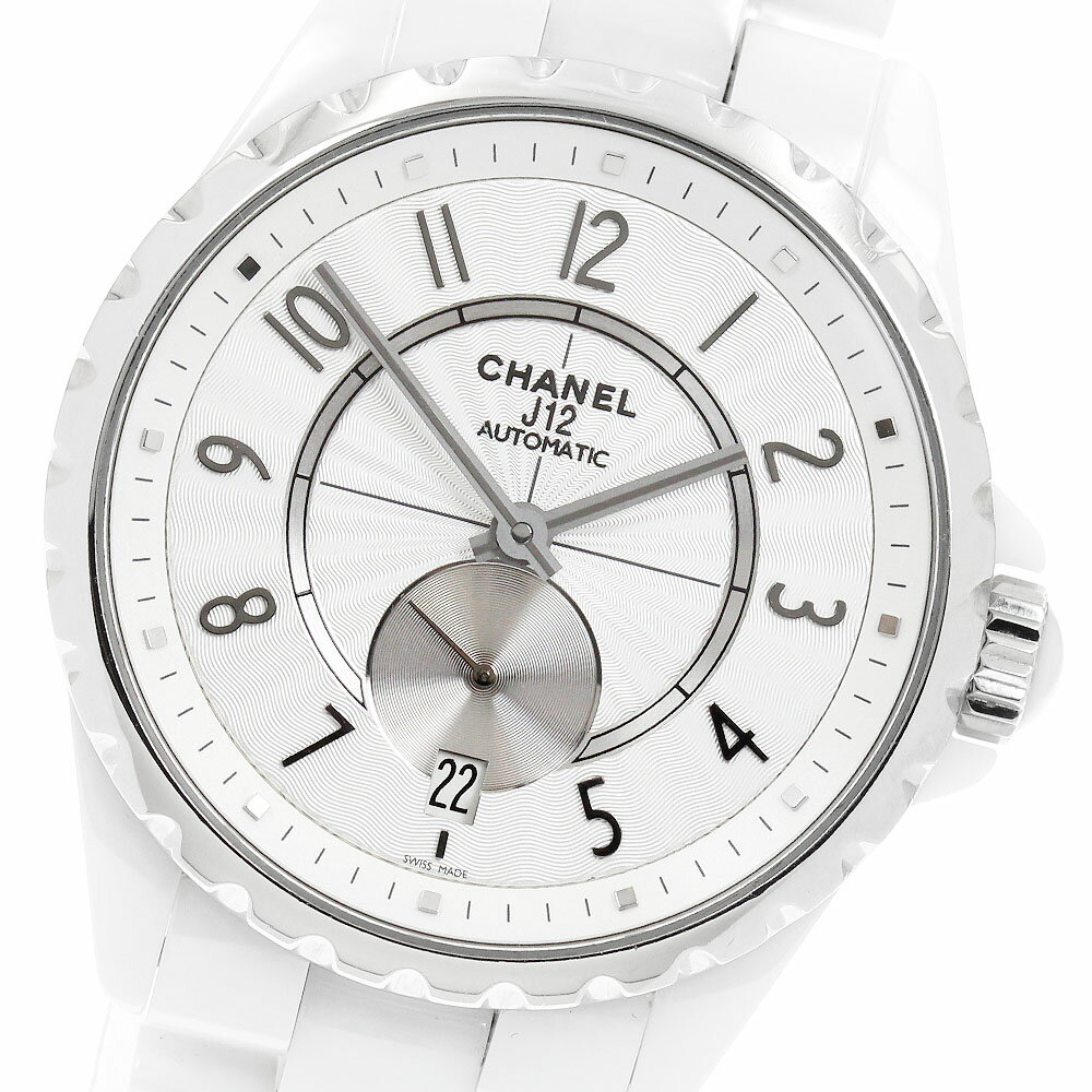 Rakuten - シャネル CHANEL H3837 J12 白セラミック 自動巻き ボーイズ 良品 _962952【中古】