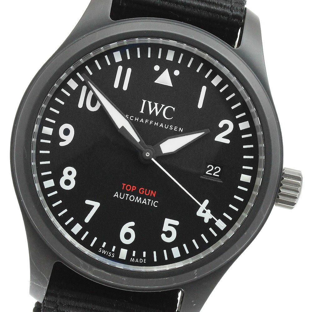 IWC IWC SCHAFFHAUSEN IW326901 パイロットウォッチ トップガン デイト 自動巻き メンズ 箱・保証書付き_963145