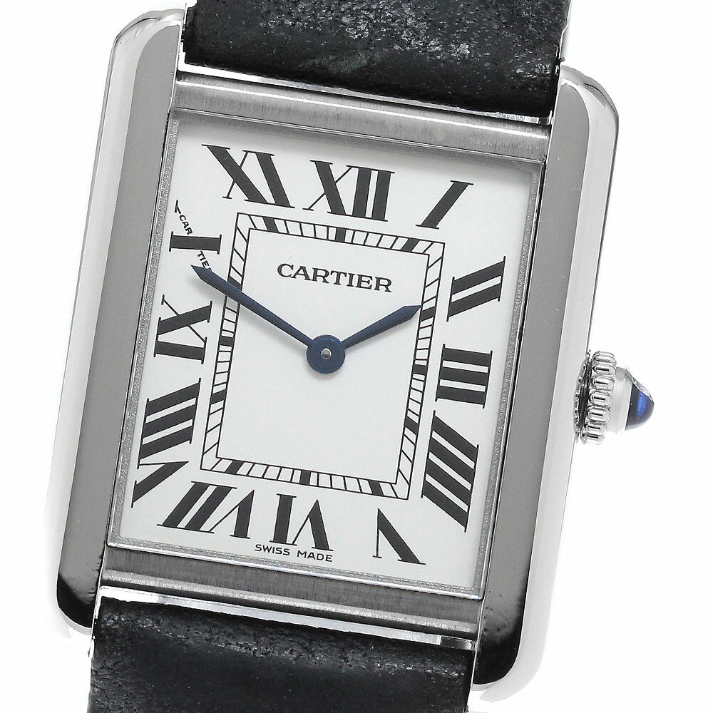 カルティエ CARTIER WSTA0030 タンクソロSM クォーツ レディース 保証書付き_963175【中古】