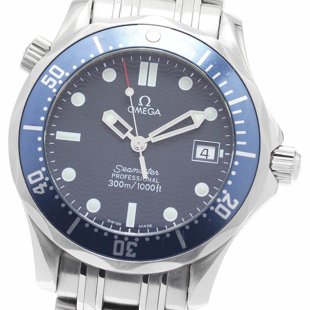 Rakuten - オメガ OMEGA 2561.80 シーマスター300 デイト クォーツ ボーイズ _964905【中古】