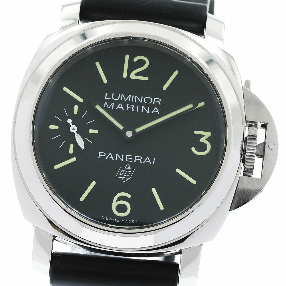パネライ PANERAI PAM00776 ルミノール マリーナ ロゴ 手巻き メンズ 良品 保証書付き_957915【中古】