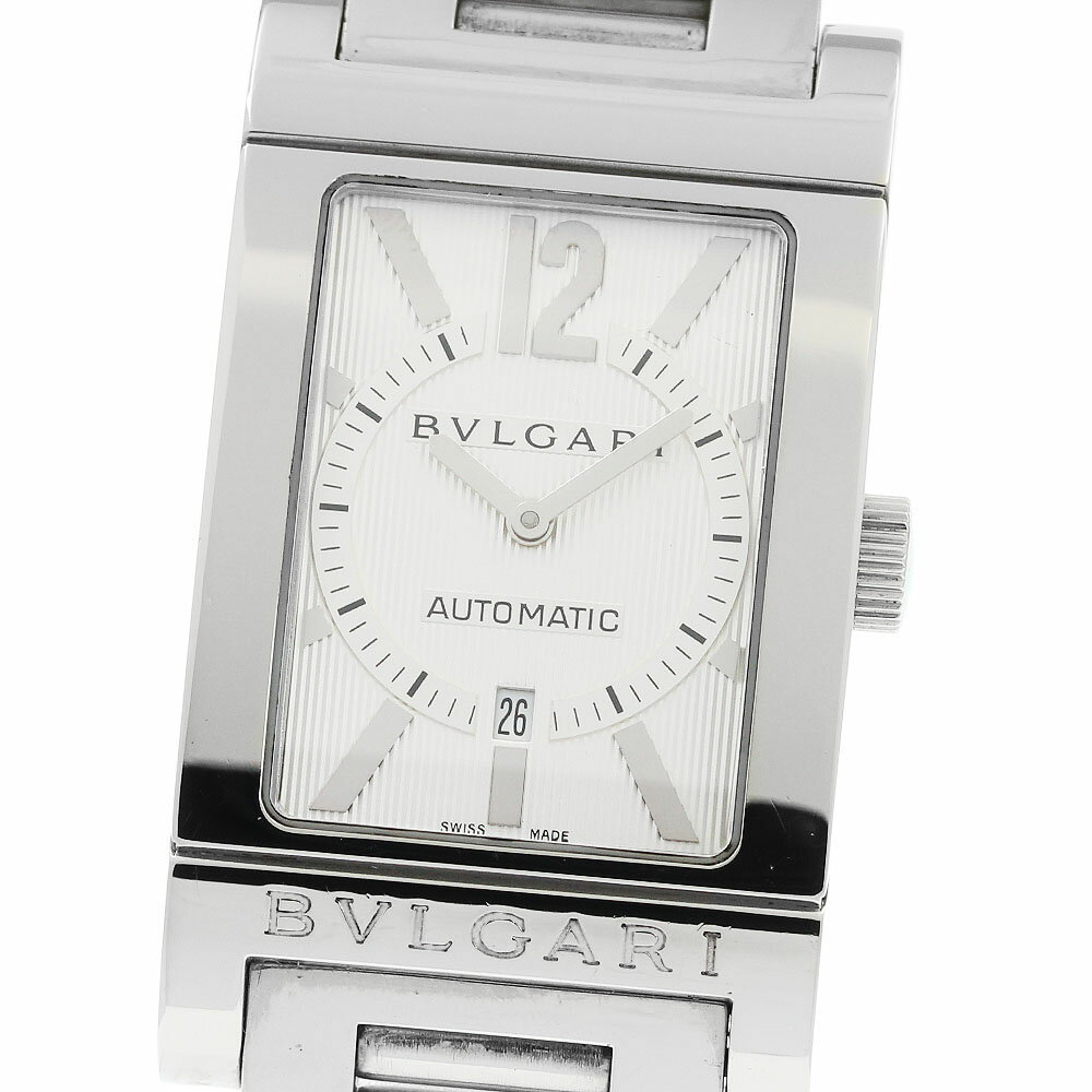 ブルガリ BVLGARI RT45S レッタンゴロ デイト 自動巻き メンズ 良品 _959925【中古】