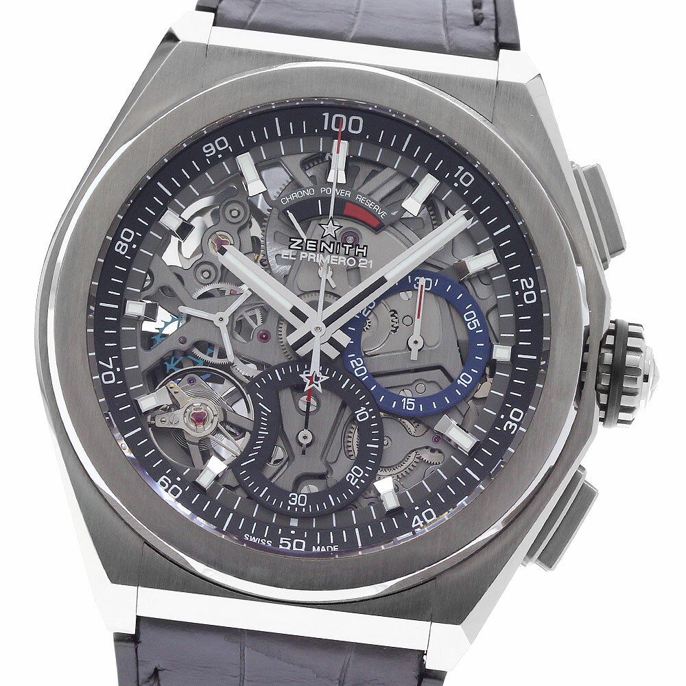 ゼニス ZENITH 95.9000.9004/78.R582 デファイ エルプリメロ 21 クロノグラフ 自動巻き メンズ 箱・保証書付き_960985【中古】