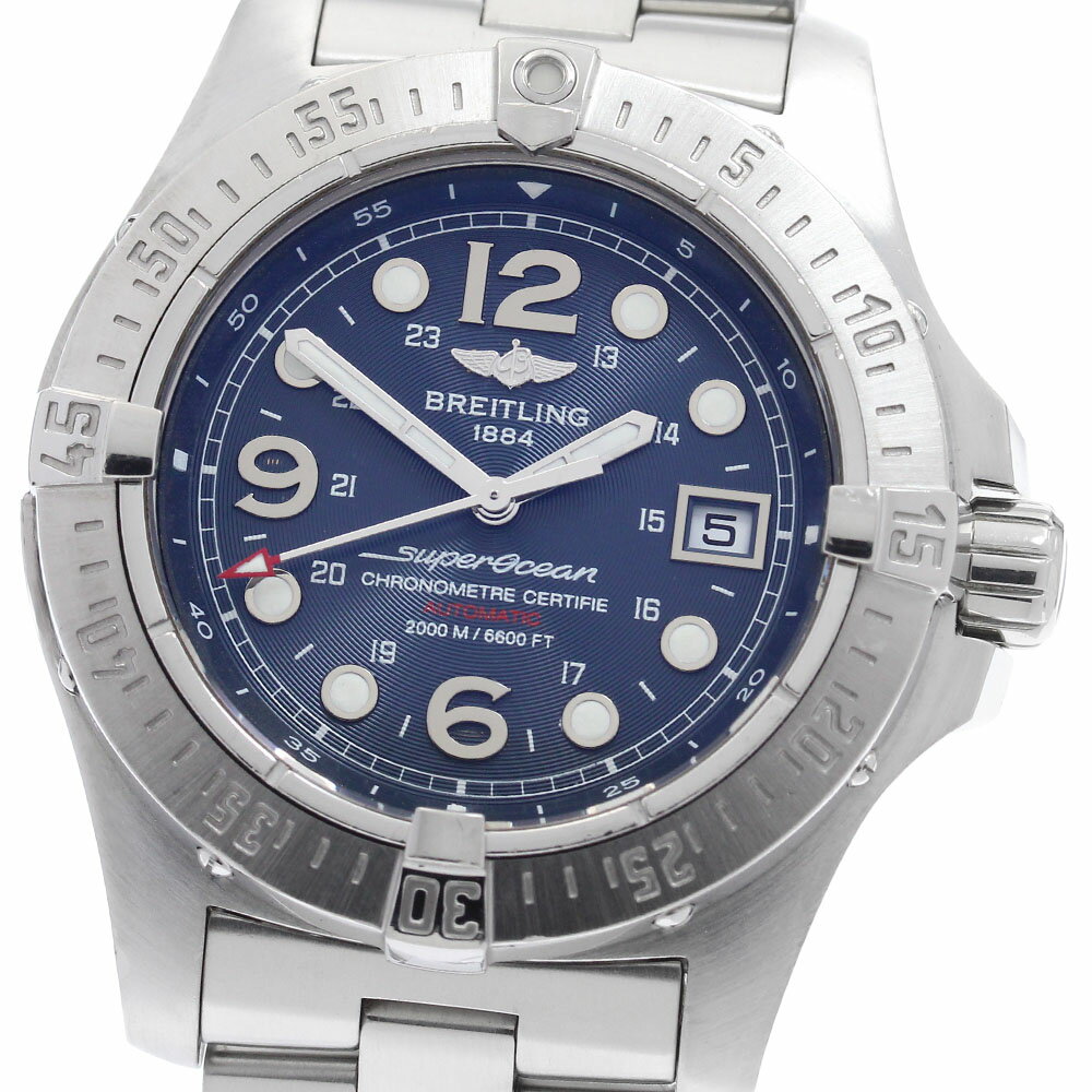 ブライトリング BREITLING A17390 スーパーオーシャン デイト 自動巻き メンズ _962171【中古】
