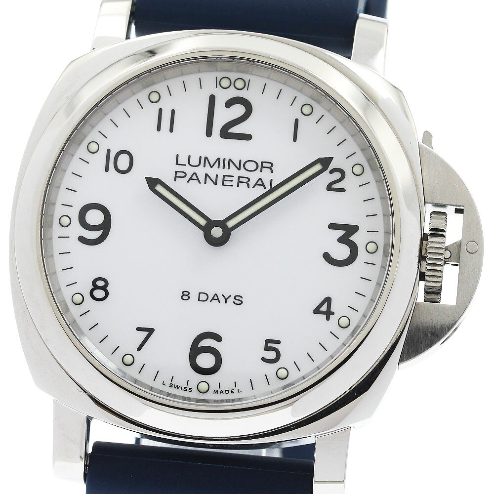 パネライ PANERAI PAM00561 ルミノールベース 8デイズ アッチャイオ 手巻き メンズ 良品 保証書付き_962524【中古】