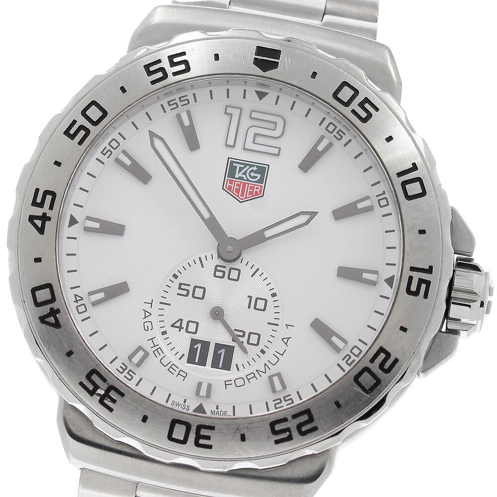 タグホイヤー TAG HEUER WAU1113 フォーミュラ1 ビッグデイト スモールセコンド クォーツ メンズ _962542【中古】