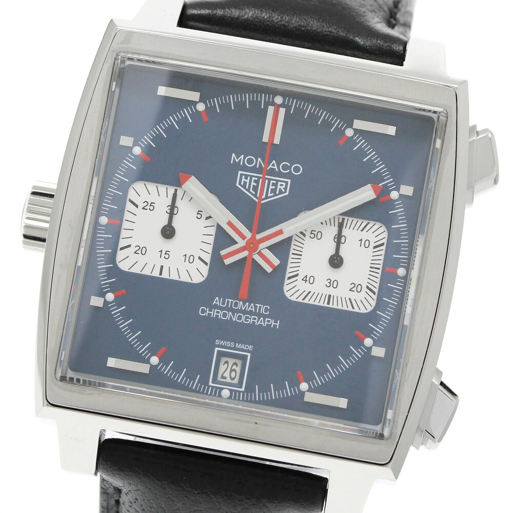 タグホイヤー TAG HEUER CAW211P モナコ クロノグラフ 自動巻き メンズ 美品 _965029【中古】