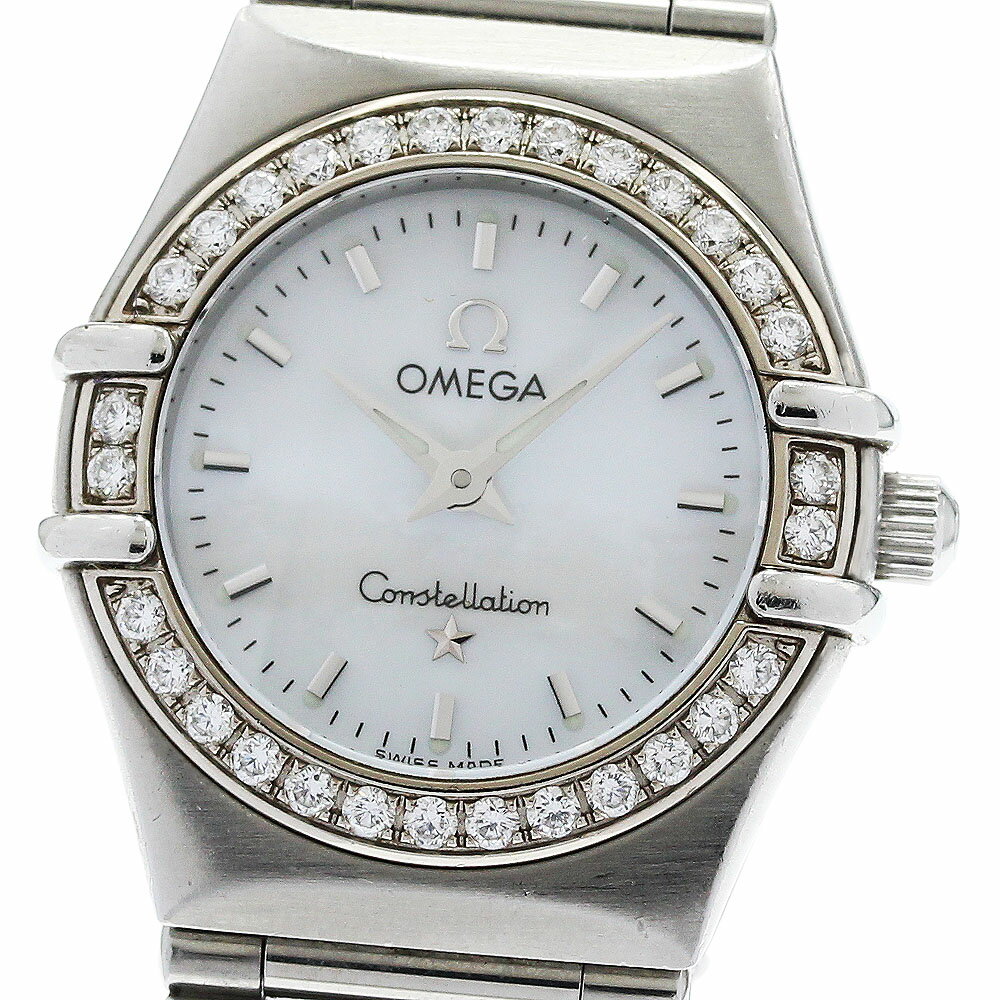 オメガ OMEGA 1466.71 コンステレーション ダイヤベゼル クォーツ レディース _943 ...