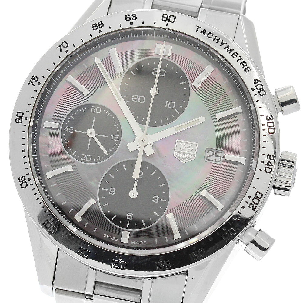 タグホイヤー TAG HEUER CV201P-0 カレラ キャリバー16 クロノグラフ デイト 自動巻き メンズ 良品 _955034【中古】