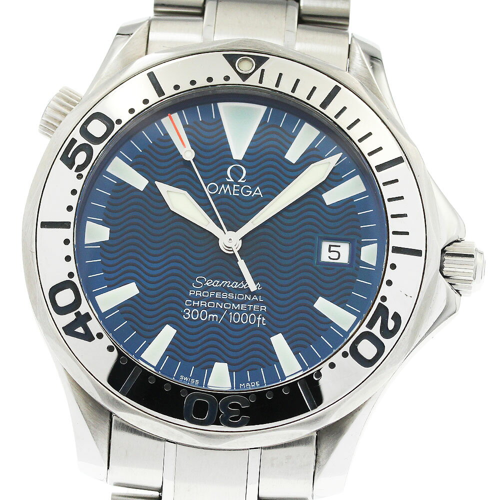 オメガ OMEGA 2255.80 シーマスター300 デイト 自動巻き メンズ 良品 _95853 ...