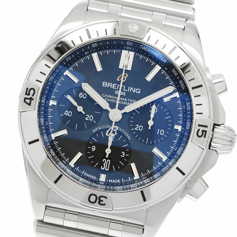 乐天商城 - ブライトリング BREITLING AB0134 クロノマット B01 42 デイト クロノグラフ 自動巻き メンズ 良品 内箱・保証書付き_965158【中古】