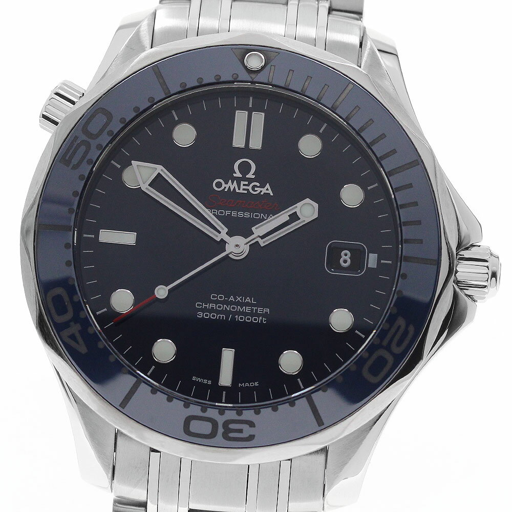 オメガ OMEGA 212.30.41.20.03.001 シーマスター ダイバー300M デイト コーアクシャル 自動巻き メンズ 良品 _890202【中古】