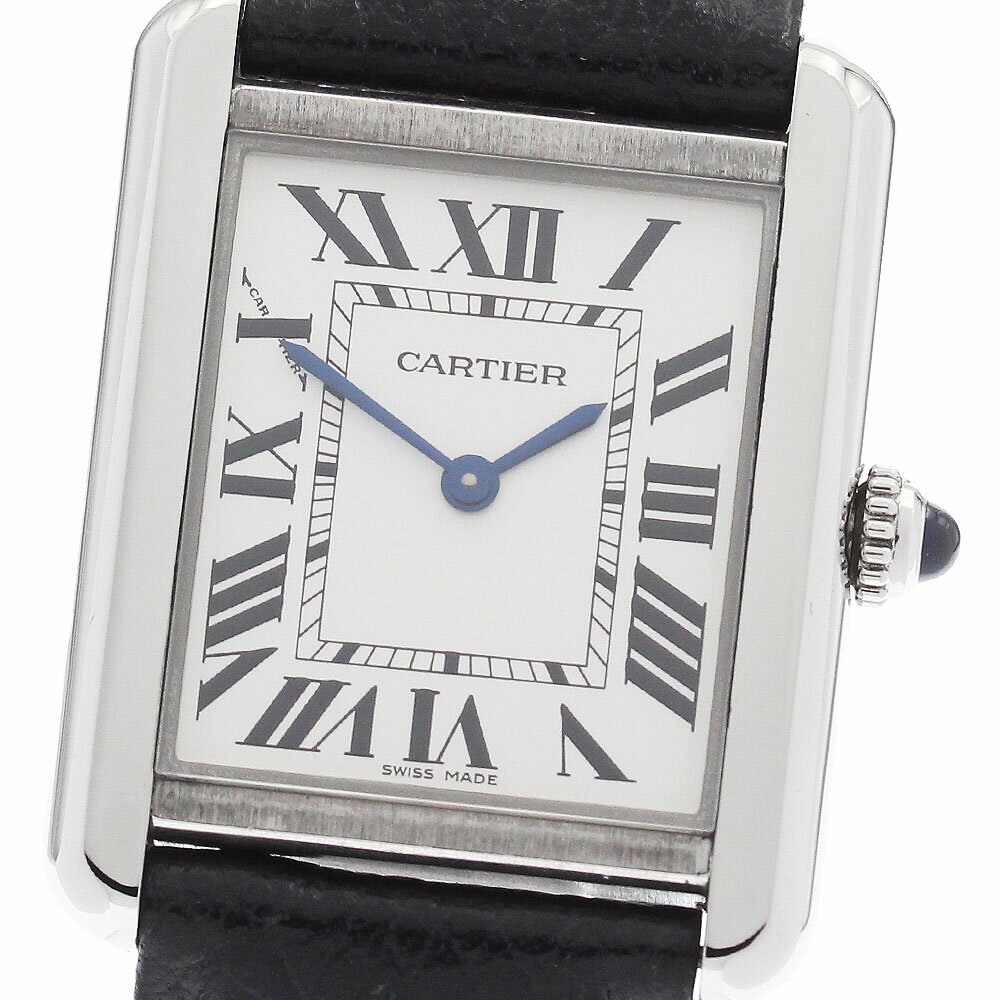 カルティエ CARTIER WSTA0030 タンクソロSM クォーツ レディース 保証書付き_958811【中古】