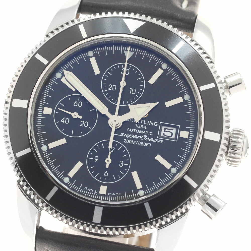 ブライトリング BREITLING A13320 スーパーオーシャン ヘリテージ クロノグラフ 自動巻き メンズ 良品 _960029【中古】
