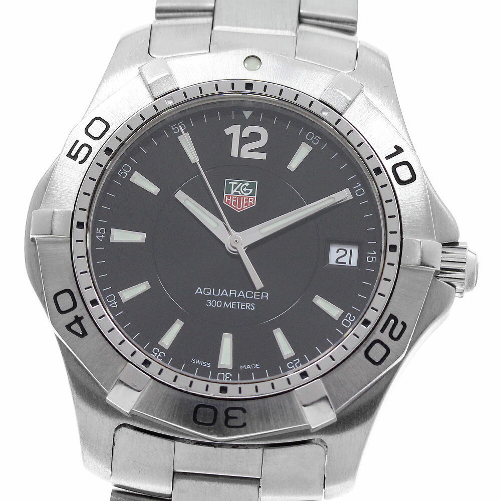 Rakuten - タグホイヤー TAG HEUER WAF1110.BA0800 アクアレーサー デイト クォーツ メンズ 保証書付き_961868【中古】