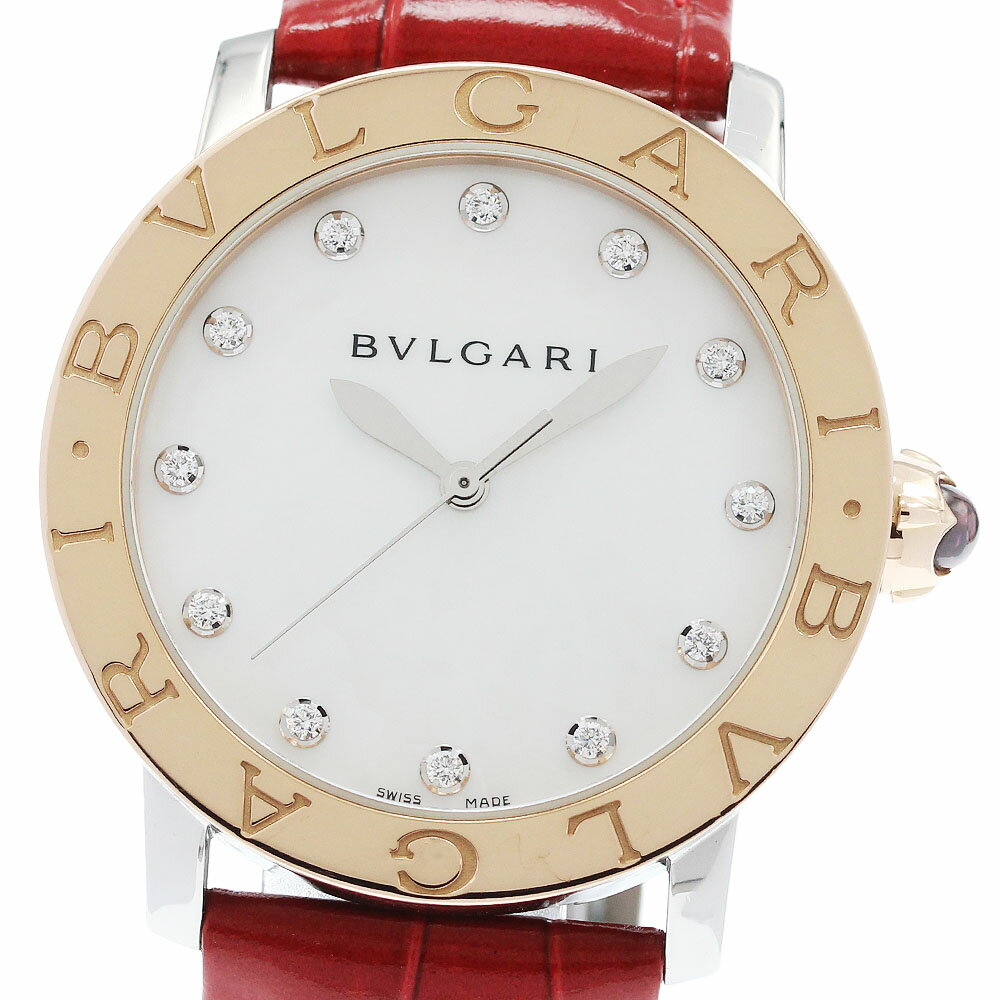 ブルガリ BVLGARI BBLP37SG ブルガリブルガリ 12Pダイヤ 自動巻き ボーイズ _963242【中古】