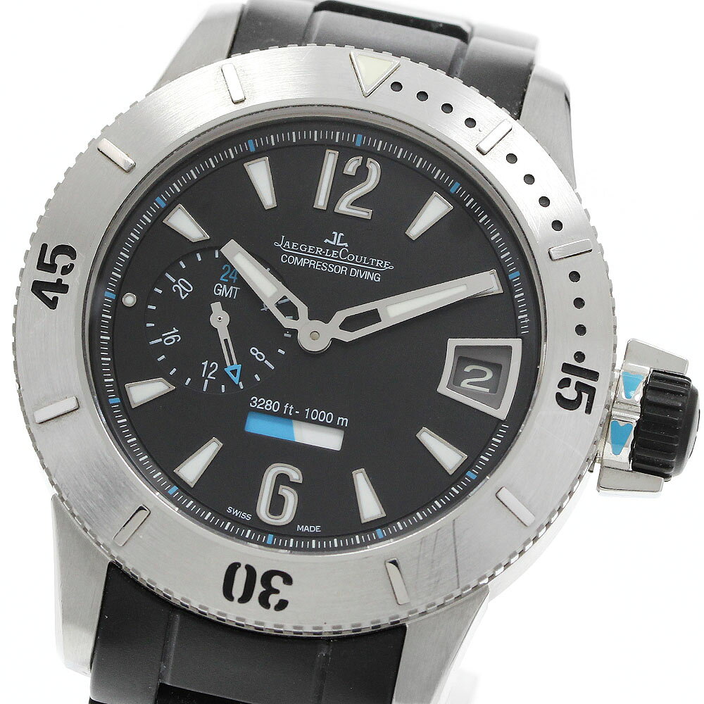 ジャガー・ルクルト JAEGER-LECOULTRE 160.T.05/Q187T770 マスターコンプレッサー ダイビング GMT 1500本限定 自動巻き メンズ _963313【中古】