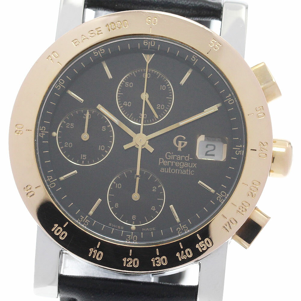Rakuten - ジラール・ペルゴ GIRARD PERREGAUX 7000 GP7000 クロノグラフ PGベゼル 自動巻き メンズ _965212【中古】